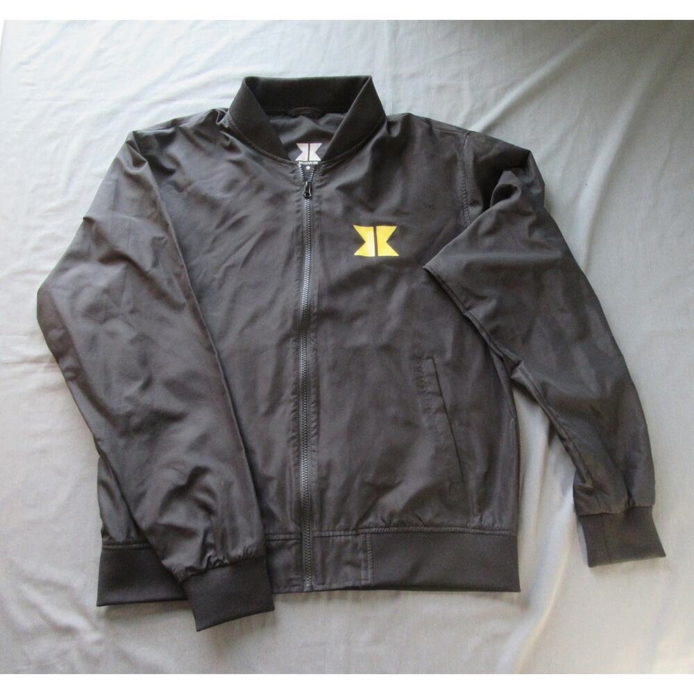 Dual Culture Bomber Jacket Size Large Ain’t No Good Motorcycle Moto